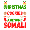Christmas Somali Cat Cookies