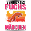 Verrücktes Fuchs Mädchen Fuchs
