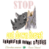 Das Nashorn im Wald