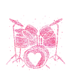 Drummer Girl Schlagzeugerin Drumming
