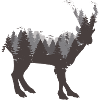 Steinbock Abstrakt -