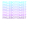 Phlebotomist Pharmacy Technician Retro