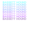 Bassett Hound Retro
