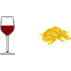 Vin Rouge Et pâtes