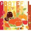 Thanksgiving Grateful Pumpkin Turkey