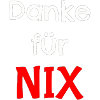Dankeschön für Nix Design
