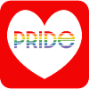 Pride rainbow heart