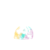 Heart Skull 2 white