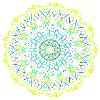 Luminous Mandala Neon Design