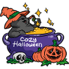 Cozy Halloween Witch