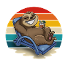 Sloth Holiday Holidaymakers Chilling