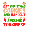 Christmas Tonkanese Cat Cookies