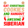 Christmas Siberian Cat Cookies
