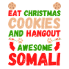 Christmas Somali Cat Cookies