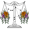 Zodiac Flower Retro