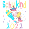Schulkind 2022 Einhorn