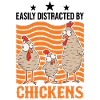 Facilement distrait par Chickens Hühner