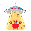 Alien Crab Visitor