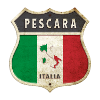 Pescara Italie Armoiries Drapeaux Design