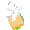 Sandwich Fast Food Astronaut Astronomy