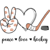 Peace Love Hockey