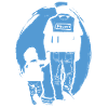 Police Papa Son Partner Look