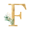 Customizable Monogram F Botany