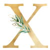 Customizable Monogram X Botany