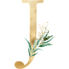 Customizable Monogram J Botany
