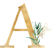 Monogramme personnalisable A Botanique