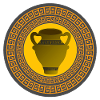 griechisches muster, antike vase griechisch