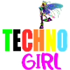 Techno-Mädchen