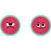 Melons méchants et heureux
