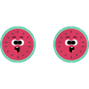 Erstaunte Melonen