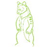 Bear " BEAR " one line