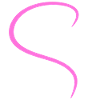 Pink Half Heart Design