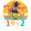 July 1992 30th birthday