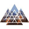 Berge Abstrakt -