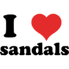 i love sandals