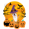 Bulldog anglais Halloween Costume Chien