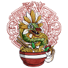 Quetzalcoatl Aztec Snake Ramen Noodles