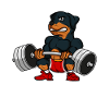 Rottweiler Rottie Bodybuilding Weightlifter
