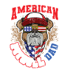 American Pitbull Dad July 4