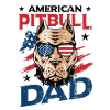 American Pitbull Dad July 4