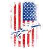 Usa Drapeau américain Drone