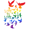 love is love,love,deaf,deaf,graffiti,rainbow