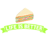 Food Love Sandwich Baguette Ketchup