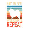 Eat sleep Wolfsspitz Repeat