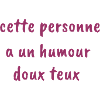 humour douteux