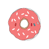 Donut Sorge Sei glücklich